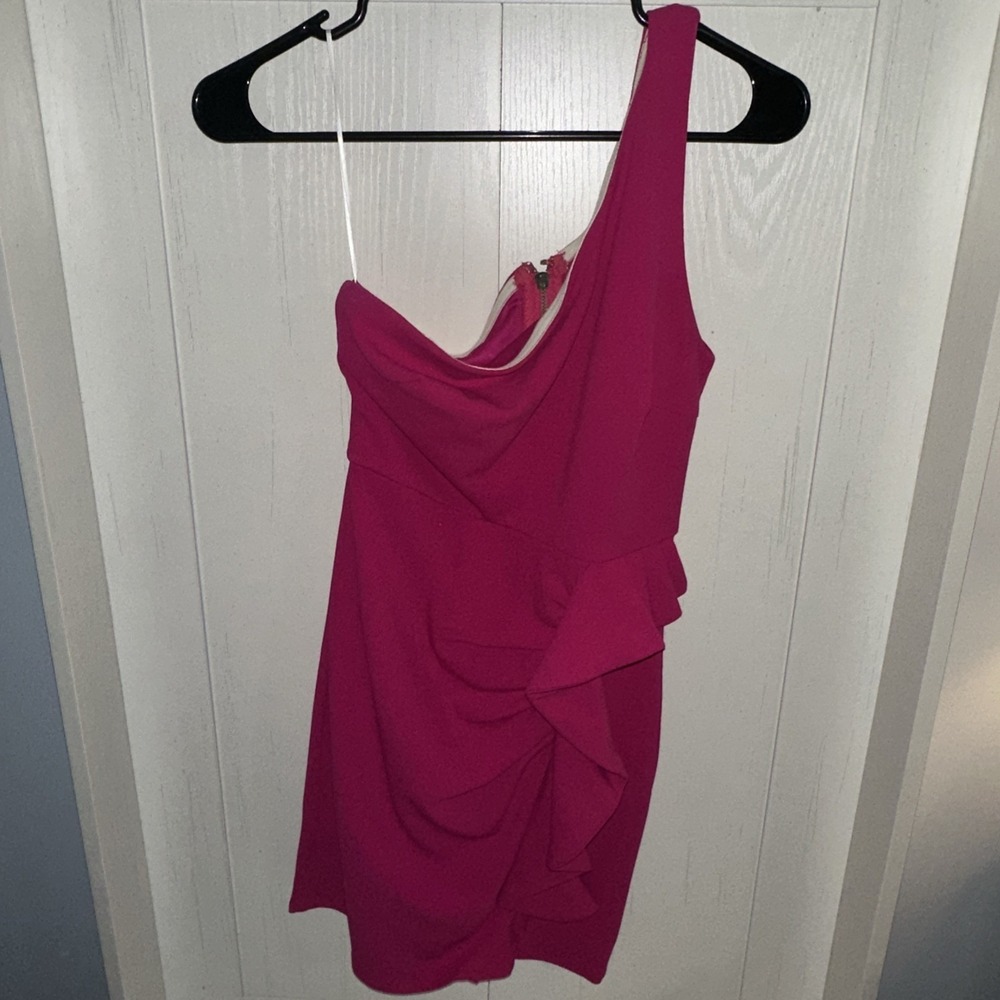 Hello Molly Taking it Back Woman's Dress Size Small (4) Hot Pink Barbie Party